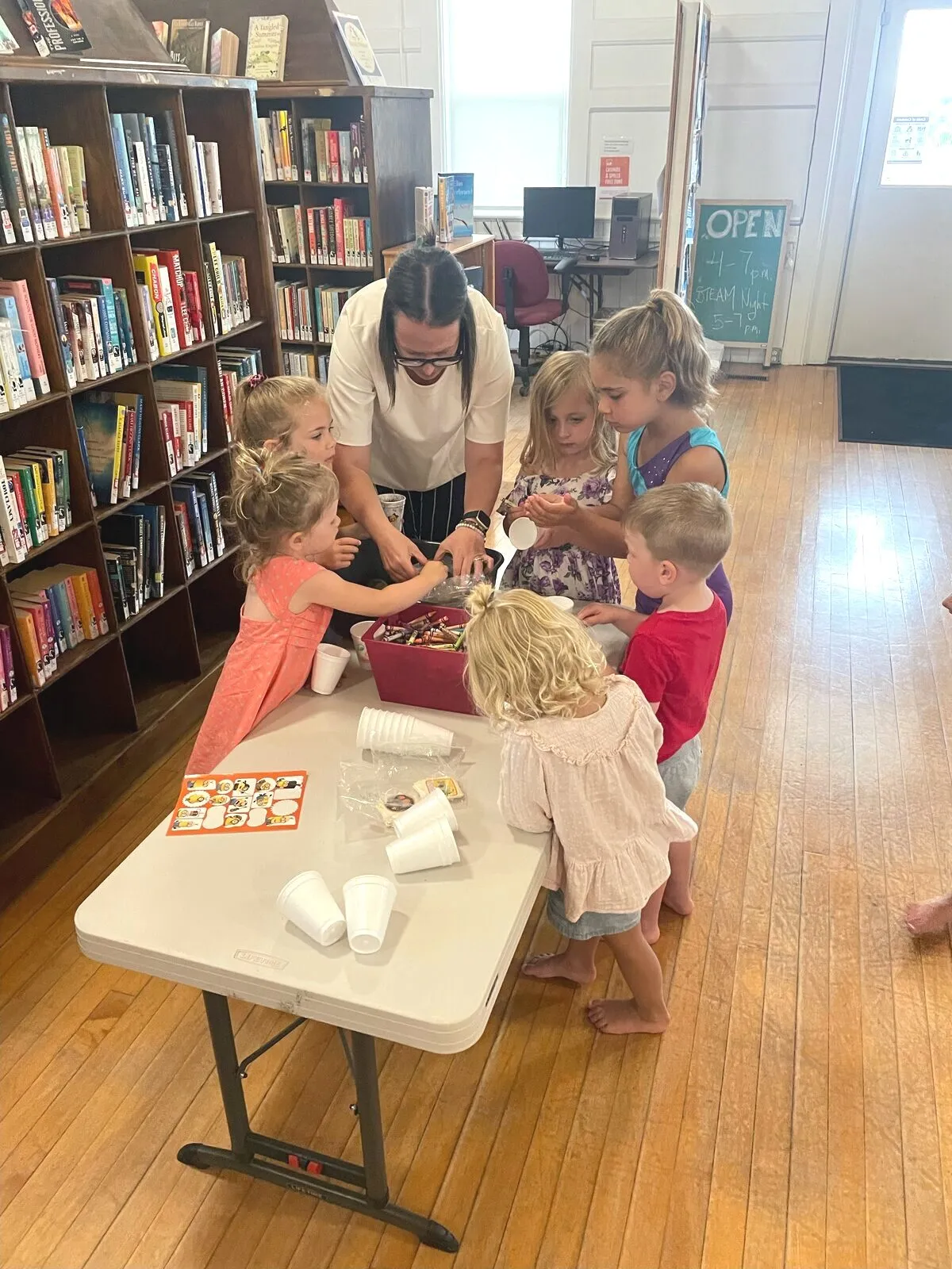 Children's programs at the library